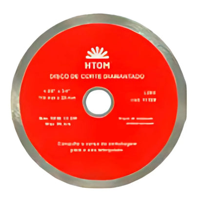 Disco de Corte Diamantado Liso 110mm 41388 HTOM