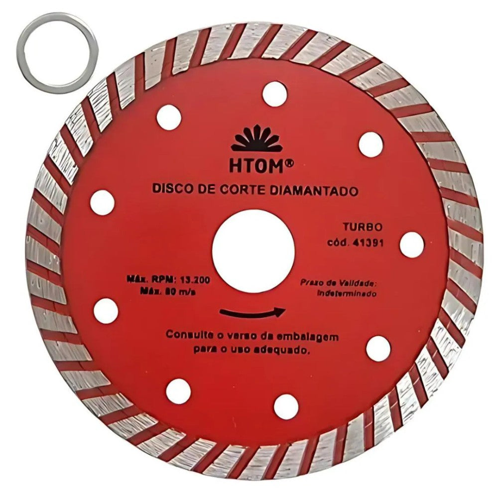 Disco de Corte Diamantado Turbo 110mm 41391 HTOM