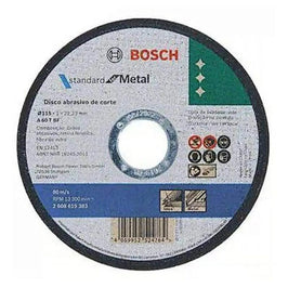 Disco de Corte Standard para Metal 115x10mm Bosch