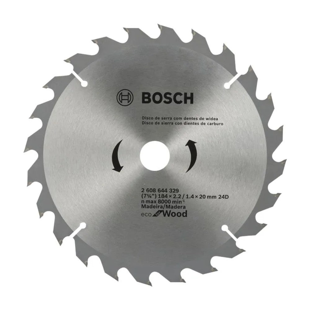 Disco de Serra Circular Eco 184x20x24D Bosch