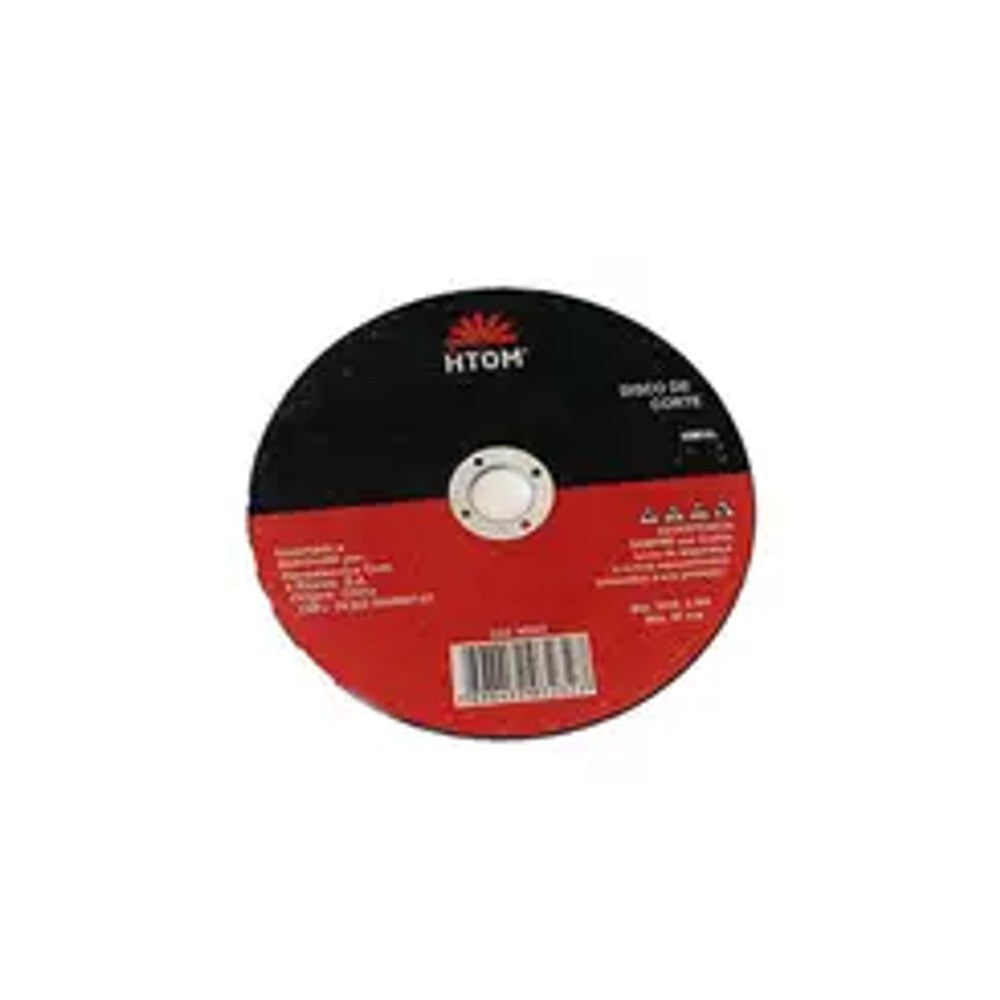 Disco para Esmerilhadeira de Desbaste Metal 7" x 1/4" x 7/8" HTOM