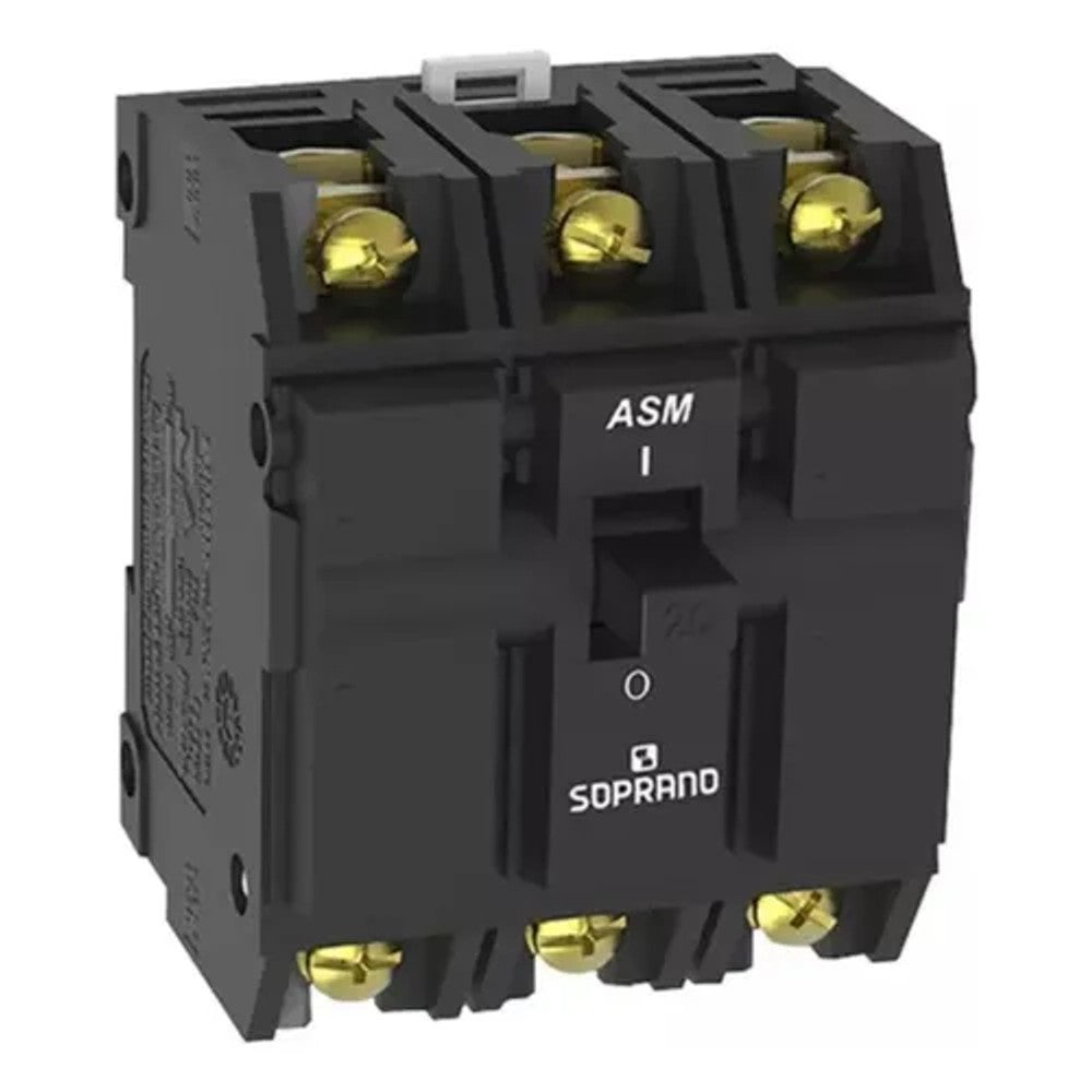 Disjuntor 3 Polos 25A 220VCA 5KA ASM3-B Soprano