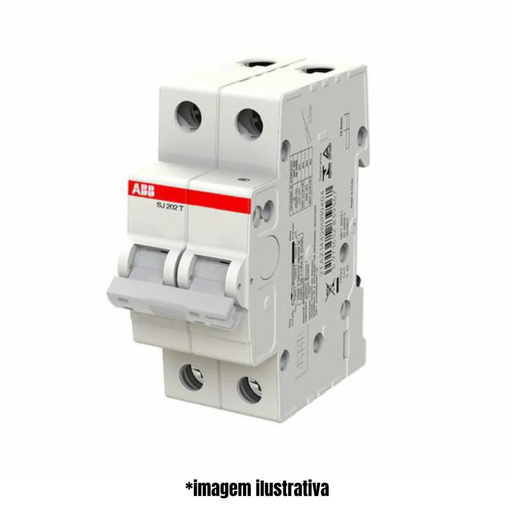 Disjuntor Bipolar 10A 5KA Curva C G32HC10 ABB