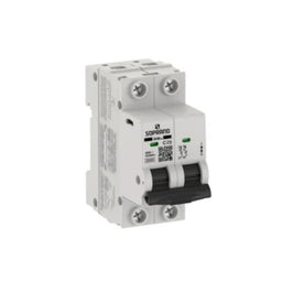 Disjuntor Bipolar 25A 3/4,5kA GII/GIII Soprano