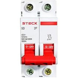 Disjuntor Bipolar 40A 3KA SD-62C40 Steck