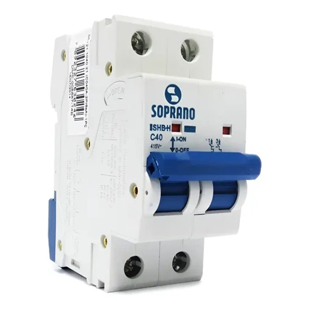 Disjuntor Bipolar 50A 6kA Linha CEMIG Soprano