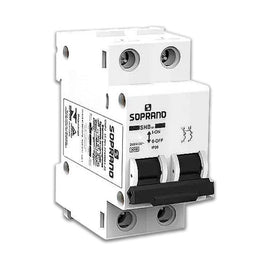 Disjuntor Bipolar 63A 3/4,5KA GII/GIII Soprano
