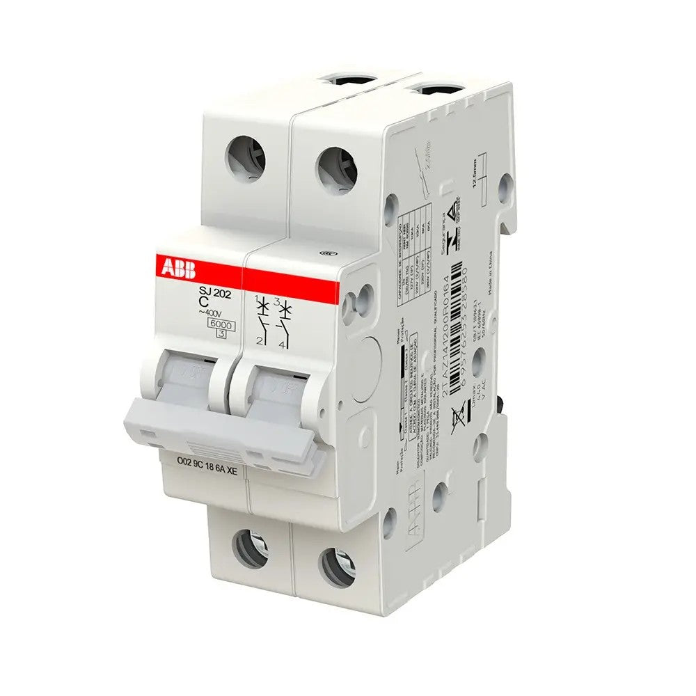 Disjuntor Bipolar 63A 440V SJ202L CEMIG ABB