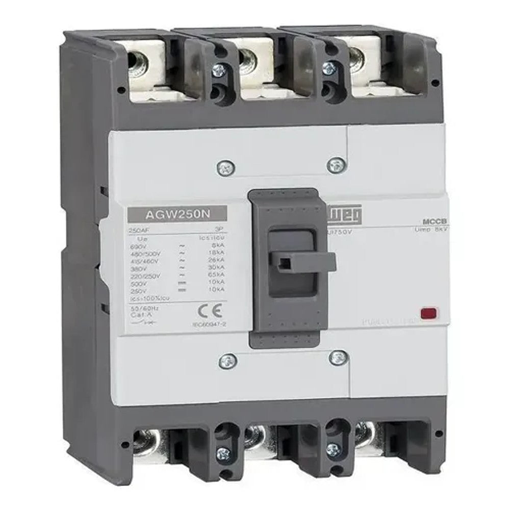 Disjuntor Caixa Moldada AGW 3 Polos 250A WEG