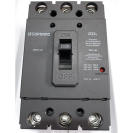 Disjuntor DSJN3B 3 X 200A 22KA CEMIG SOPRANO