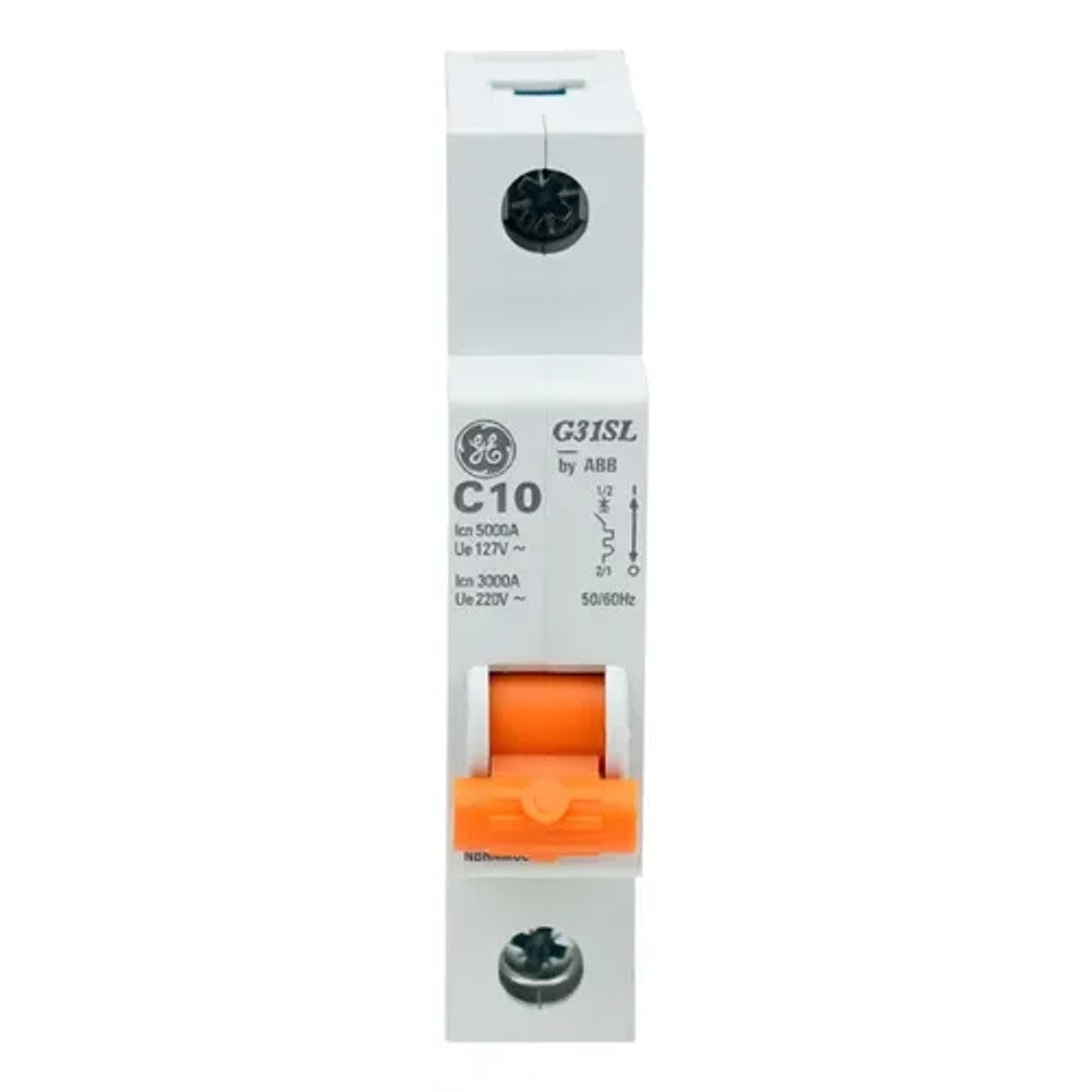 Disjuntor Monopolar 10A 5kA G31HC10 ABB