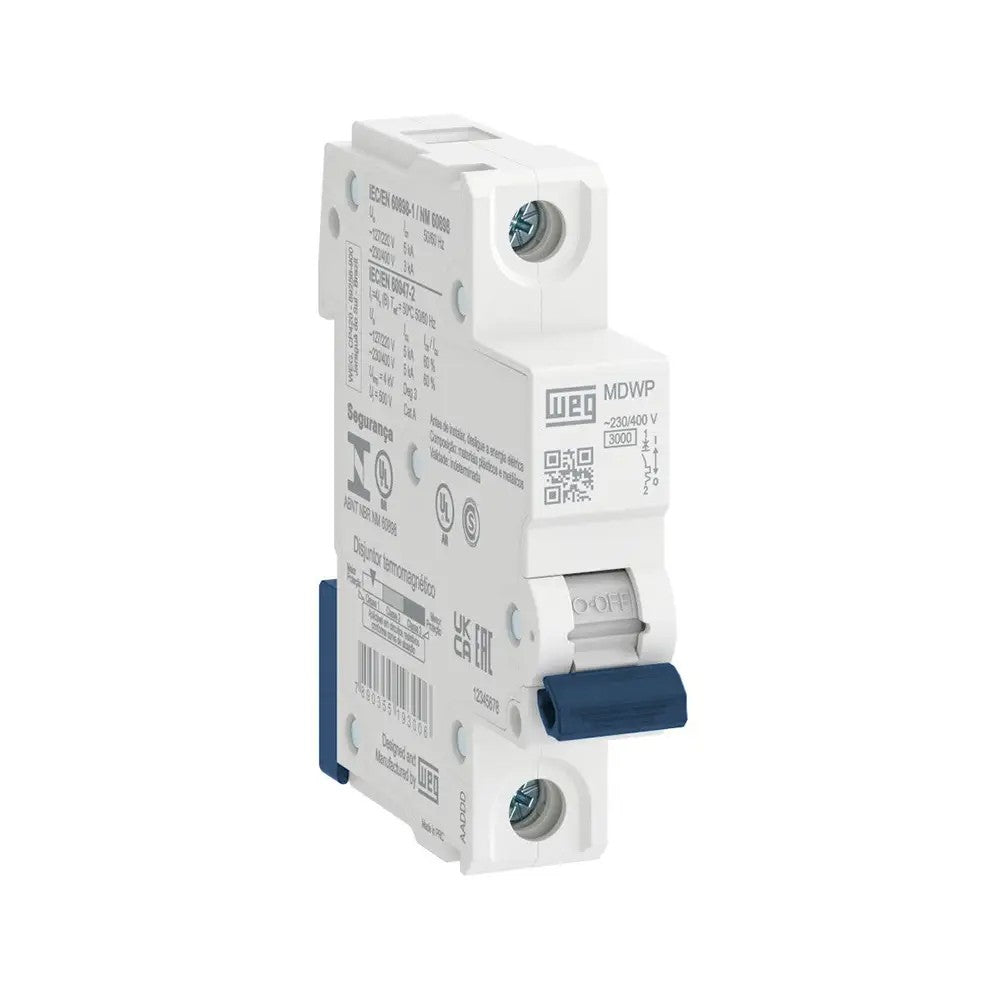 Disjuntor Monopolar 32A 3/5KA MDWP-C32 WEG
