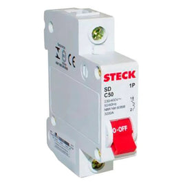 Disjuntor Monopolar 50A 4,5KA SDD61C50 Steck