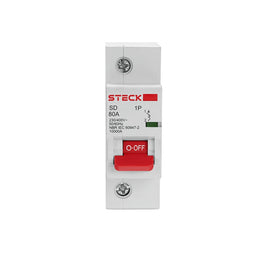 Disjuntor Monopolar 80A 10KA SDD1C80 Steck