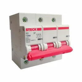Disjuntor Tripolar 125A 10KA 220V CEMIG Steck