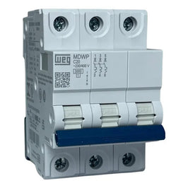 Disjuntor Tripolar 20A 3/5KA MDWP-C20-3 WEG