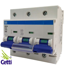 Disjuntor Tripolar 80A 3/5kA MDW-C80-3 WEG