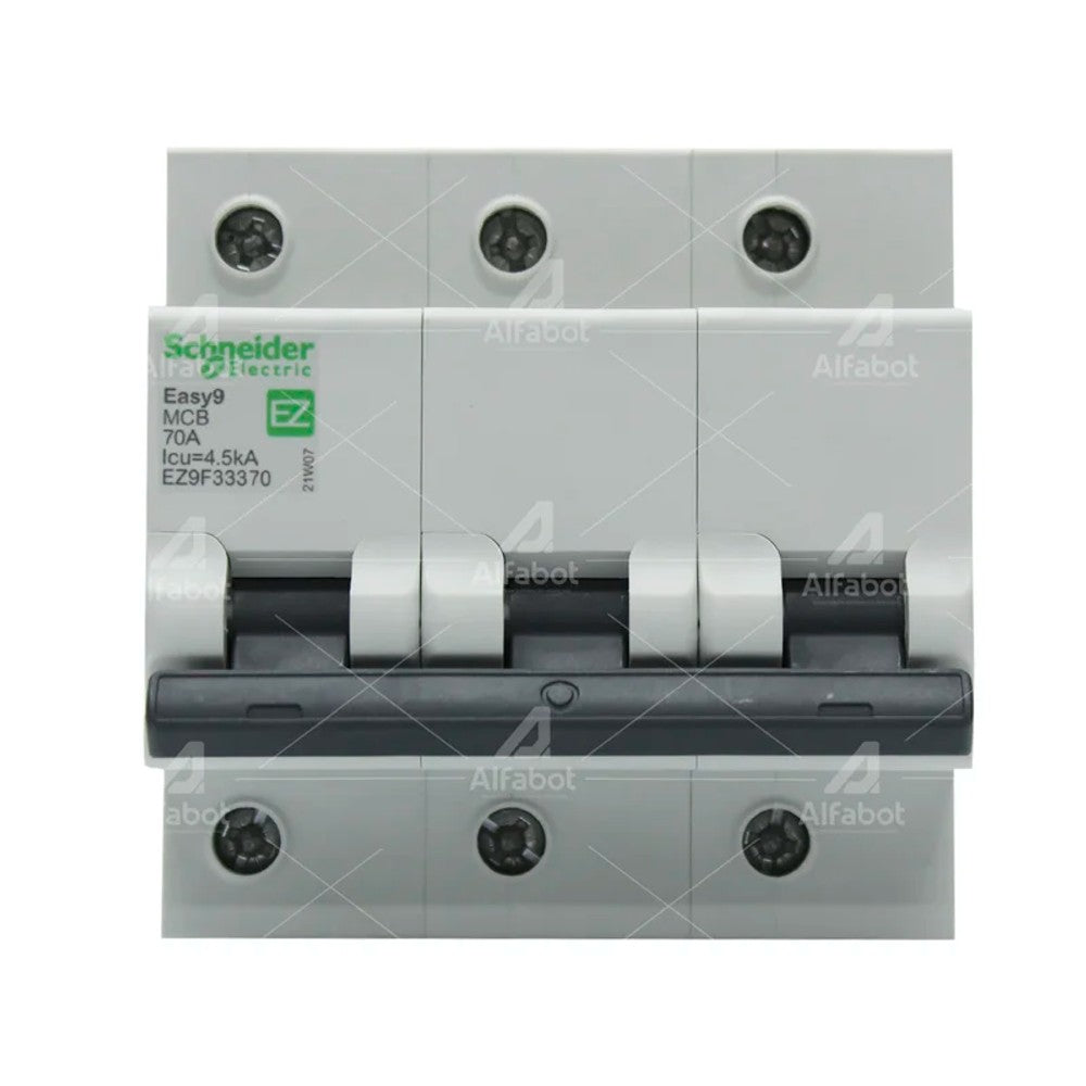 Disjuntor Tripolar Schneider 70A 4,5kA Easy9 EZ9F33370