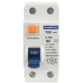 Dispositivo DR 2 Polos 30mA 40A Tramontina