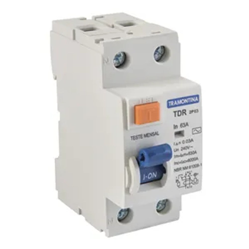 Dispositivo DR 2 Polos 30mA 63A Tramontina
