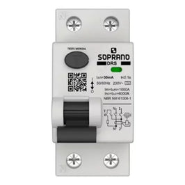 Dispositivo DR 4 Polos 30mA 25A Soprano