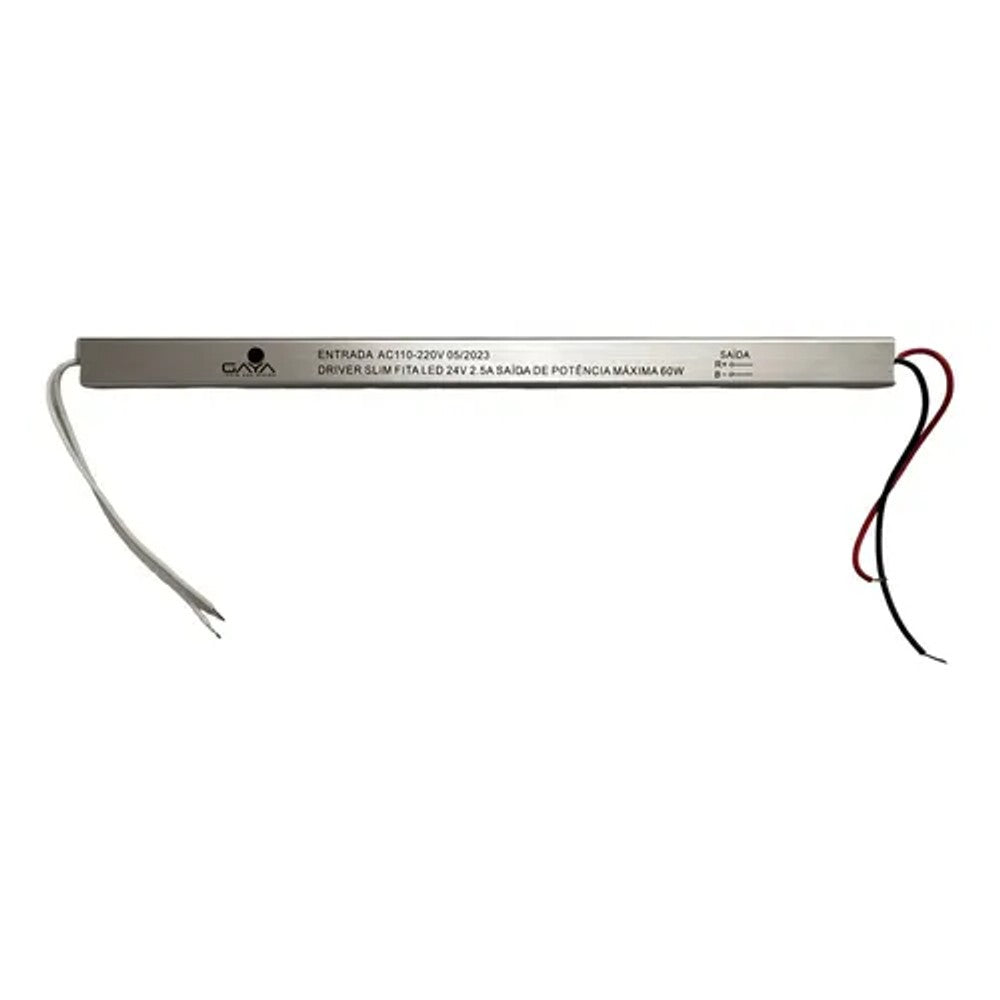 Driver LED Slim 60W 24V 2.5A IP20 Gaya