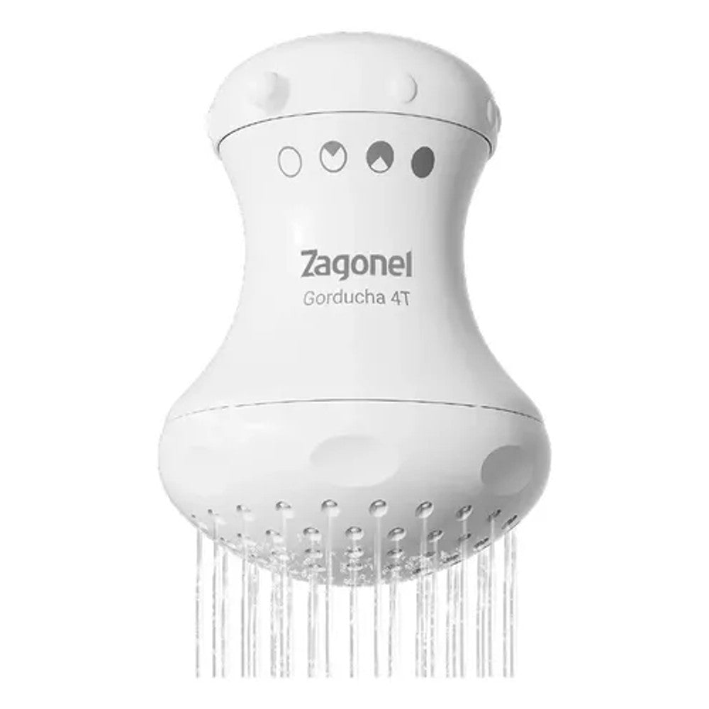 Ducha Zagonel Gorducha 4 Temperaturas 220V 5700W Branco
