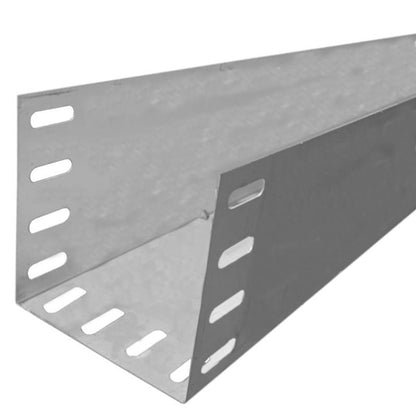 Eletrocalha Lisa 100x100 Chapa 24 Galvanizada 3 metros