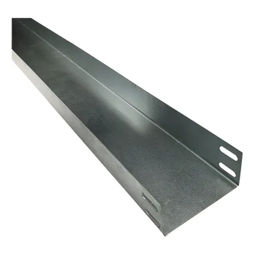 Eletrocalha Lisa 50x50 Chapa 24 Aço Carbono Galvanizado 3 Metros