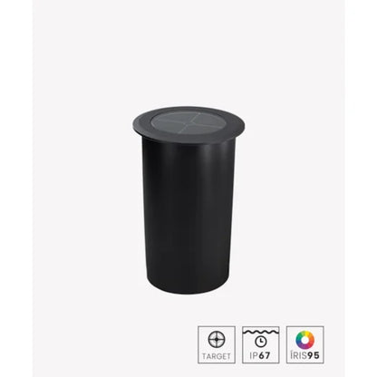Embutido de Solo LED 30W 3000K 30º Alumínio Preto PIX