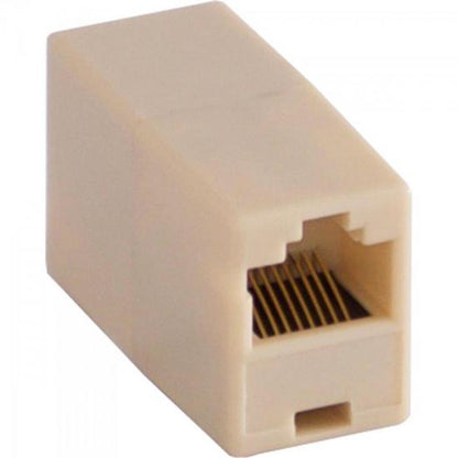 Emenda Fêmea para RJ45 Bege/Branco Categoria 5 Modelo M101S