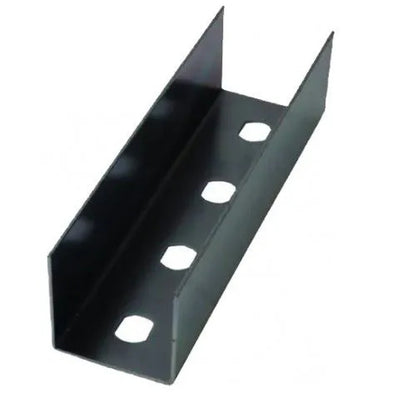 Emenda Interna 38x38 Chapa 22 Preta para Perfilado