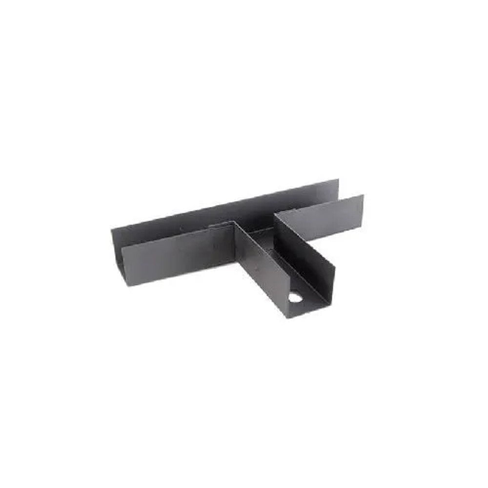 Emenda Interna T 38x38 Chapa 22 Preto para Perfilado