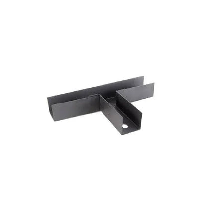 Emenda Interna T 38x38 Chapa 22 Preto para Perfilado