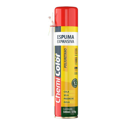 Espuma Expansiva de Poliuretano 500ml Baston