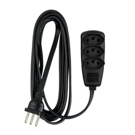 Extensão Elétrica PP 3x0,75mm 10m Preto