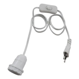 Extensão para Abajur com Interruptor 1,20m Branco Interneed