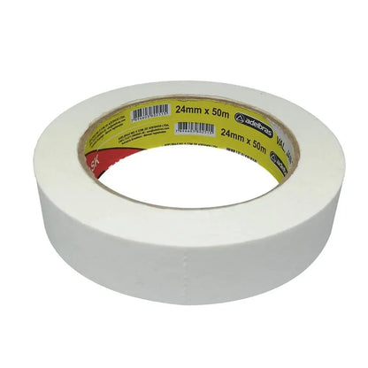 FITA CREPE 24MM X 50M BRANCO ADELBRAS
