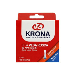FITA VEDA ROSCA 18MM X 25 METROS KRONA