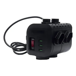 Filtro de Linha Torre 8 Tomadas 3 USB Bivolt Qualitronix