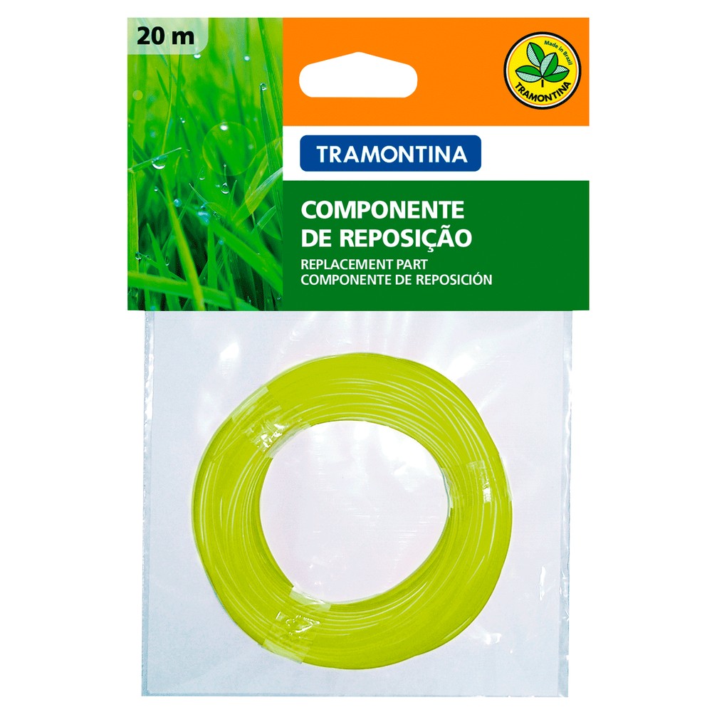 Fio de Nylon 1,8mm para Aparador de Grama 20 metros Tramontina