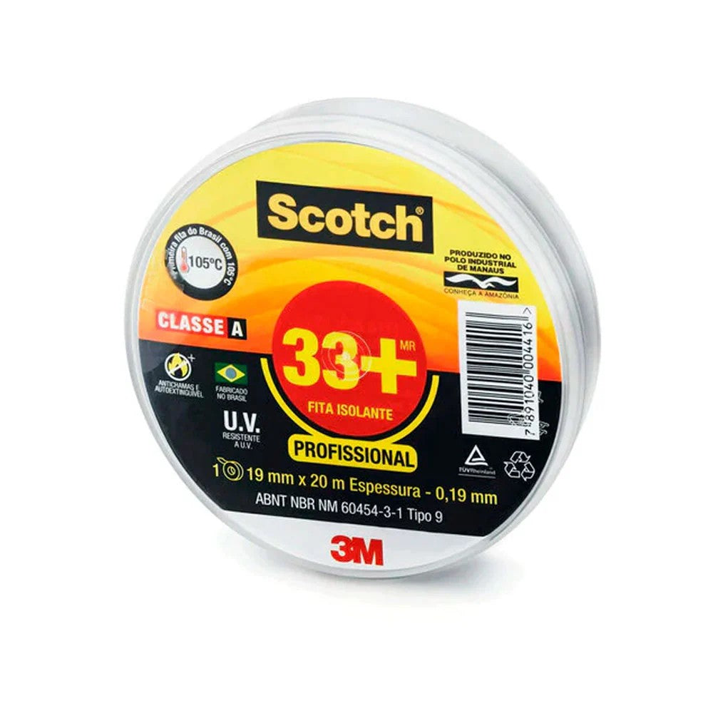 Fita Isolante Scotch 33 20M 3M