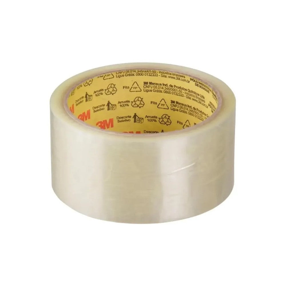 Fita de Empacotamento 48mm x 50m Transparente 3M