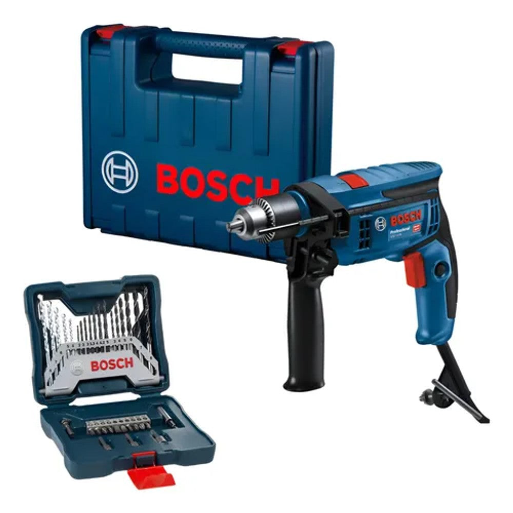 Furadeira de Impacto 1/2 polegada GSB 13 RE 750W com Acessórios 110V