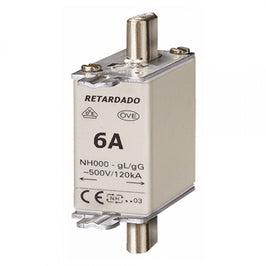 Fusível NH Retardado Tamanho 00 6A 500V