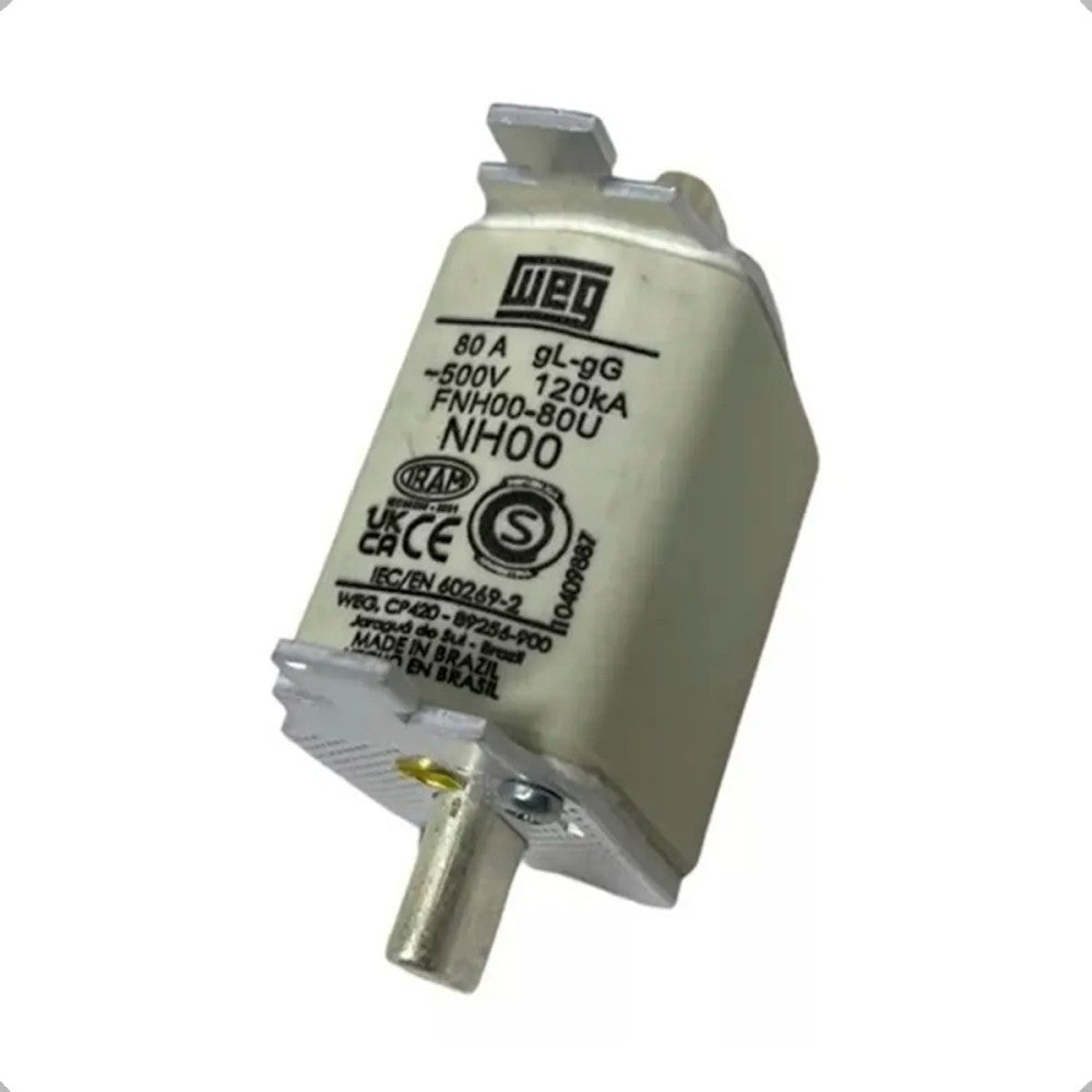 Fusível NH Retardado Tamanho 00 80A 500V