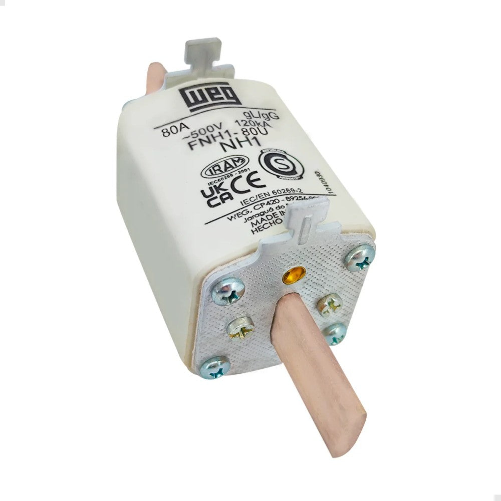 Fusível NH Retardado Tamanho 1 80A 500V