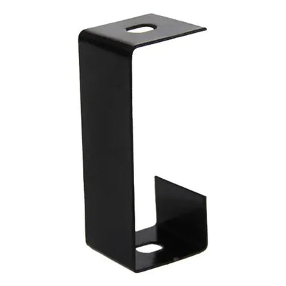 GANCHO CURTO 38X38 PRETO PARA PERFILADO