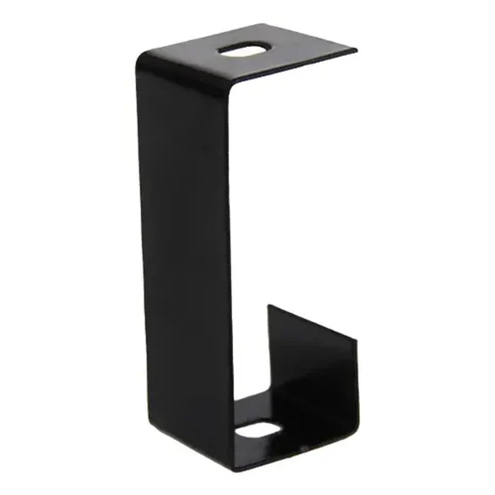 Gancho Curto 38x38 Preto para Perfilado