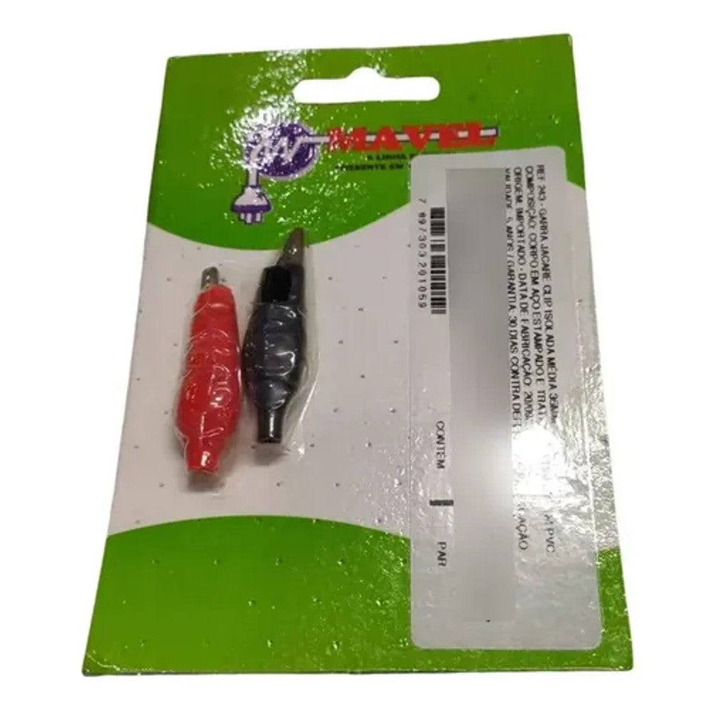 Garra Clips Isolada Média 35mm com 2 Peças Mavel